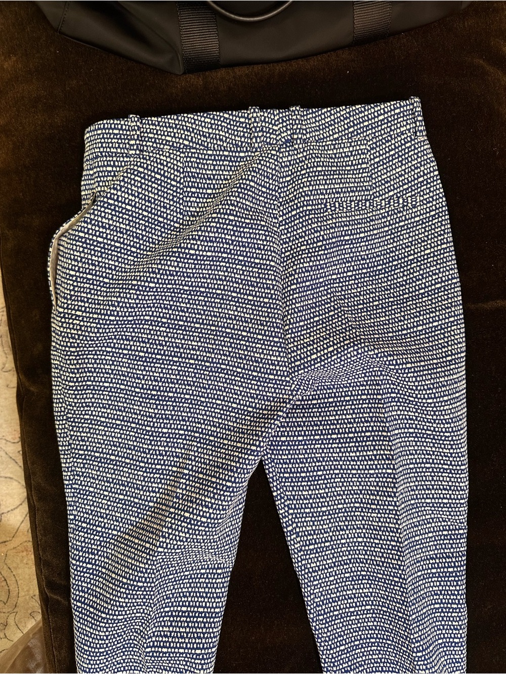 Beautiful navy and cream Hugo boss pants